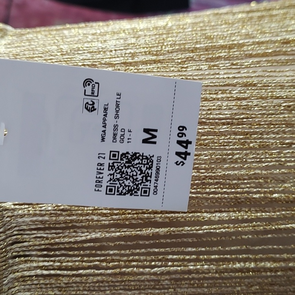 Forever 21 Gold Fringe Dress - Picture 8 of 8